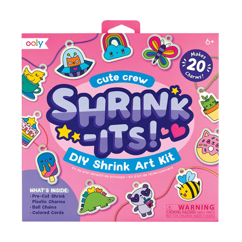 Shrink-Its! DIY Shrink Art Kit - Cute Crew - The Milk Moustache