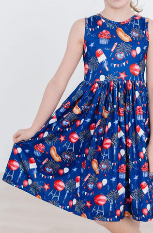 You Look Like the 4th of July Tank Twirl Dress - The Milk Moustache