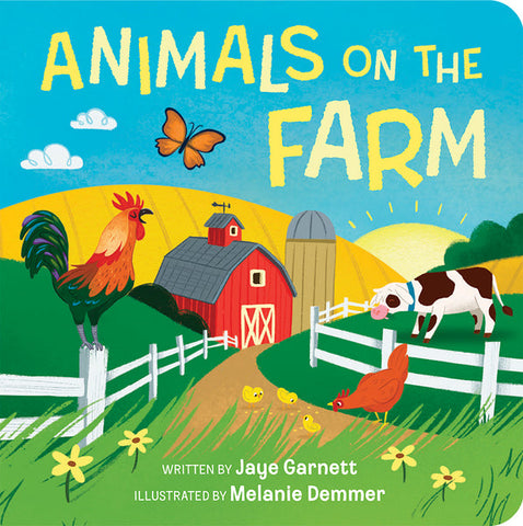 Animals On The Farm Board Book - The Milk Moustache