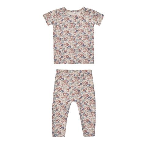 Bamboo Short Sleeve Pajama Set - Bloom