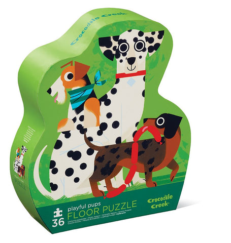 36-Piece Puzzle - Playful Pups - The Milk Moustache