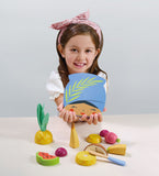 Tender Leaf Toys Wooden Tropical Fruit Chopping Board - The Milk Moustache