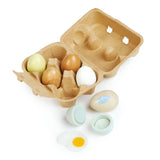 Tender Leaf Toys Wooden Play Food - Half Dozen Eggs - The Milk Moustache