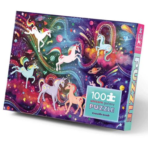 100-Piece Holographic Puzzle - Unicorn Galaxy - The Milk Moustache