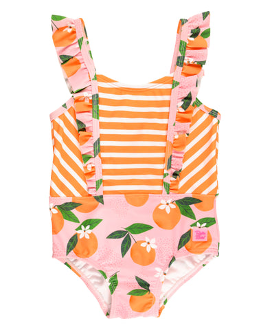 Pinafore One Piece - Orange You The Sweetest - The Milk Moustache