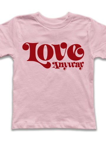 Love Anyway Toddler & Youth Graphic Tee - The Milk Moustache
