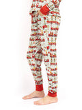 Christmas Train Women's Bamboo Pajama Joggers - The Milk Moustache