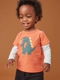 Tea Collection Baby Graphic Tee - Dino Destroyer - The Milk Moustache