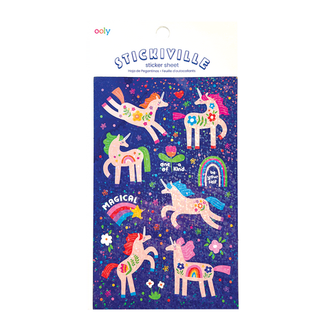 Stickiville Stickers - Magical Unicorns - The Milk Moustache