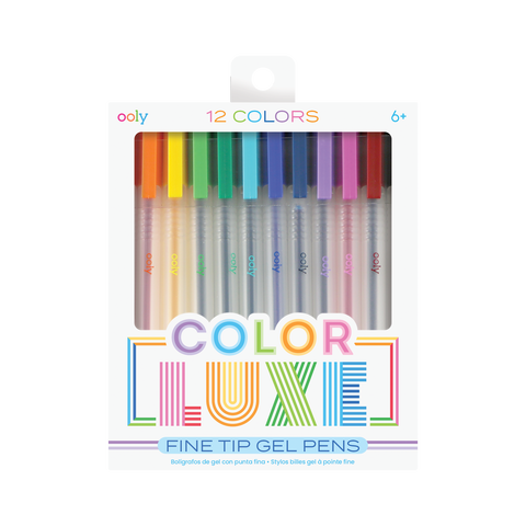 Color Luxe Colored Gel Pens - The Milk Moustache