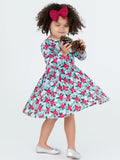 Knit Twirl Dress - Season's Greetings