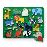 16-Piece Wood Puzzle - Zoo - The Milk Moustache