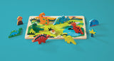 16-Piece Wood Puzzle - Dinosaur - The Milk Moustache