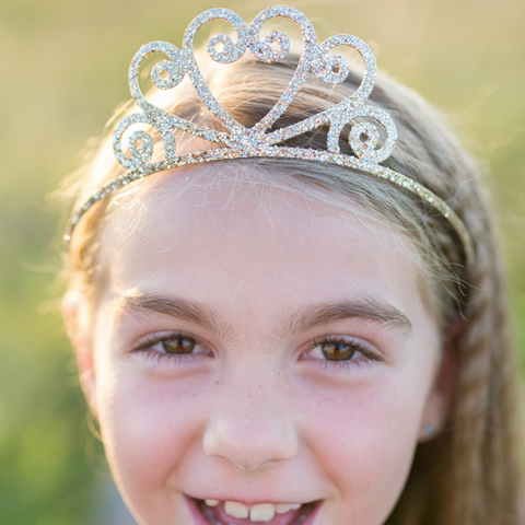 Gold Glitter Tiara - The Milk Moustache