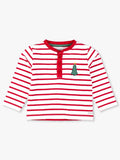 Long Sleeve Henley - Christmas Tree
