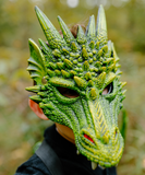 Green Dragon Mask Dress-Up Prop - The Milk Moustache