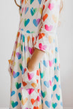 Lotta Love 3/4 Sleeve Pocket Twirl Dress - The Milk Moustache