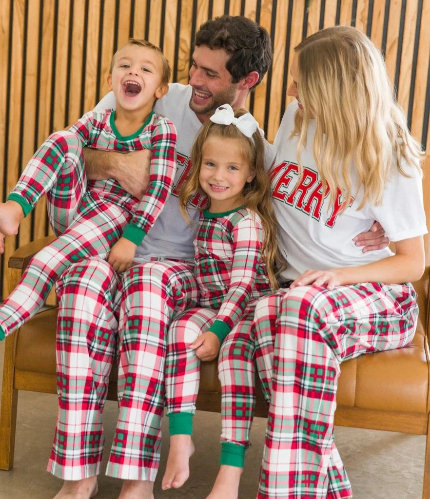 Family Holiday Pajamas - Dashing Dreams Plaid
