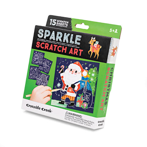 Sparkle Scratch Art - Christmas - The Milk Moustache