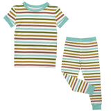 Spring Stripes Bamboo Pajama Set - The Milk Moustache