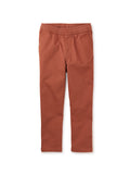 Tea Collection Timeless Stretch Twill Pants - Russet - The Milk Moustache