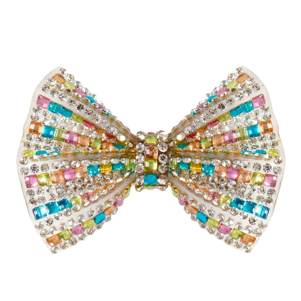 Gem Bow Hairclip - The Milk Moustache