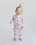 Bamboo Pajama Set - Retro Ghost
