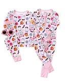 Bamboo Pajama Set - Retro Ghost
