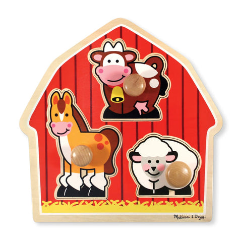 Barnyard Animals Jumbo Knob Puzzle - The Milk Moustache