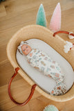 Copper Pearl Knit Swaddle Blanket - Cindy - The Milk Moustache