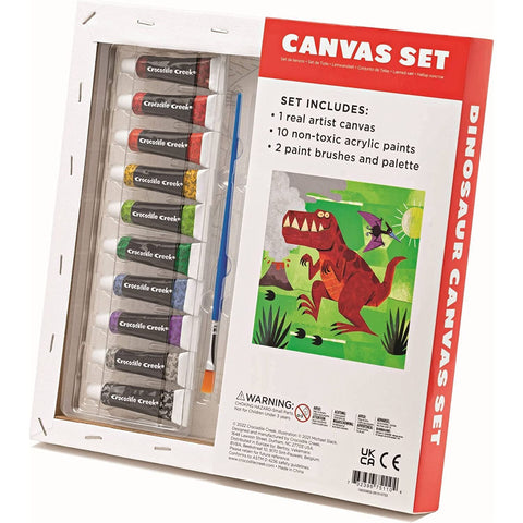 Canvas Paint Set - Dinosaur - The Milk Moustache