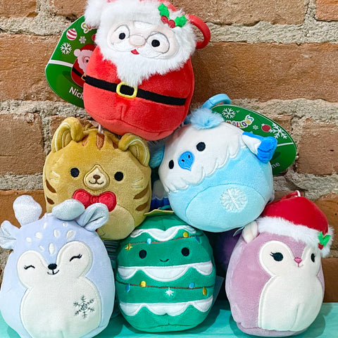 Squishmallows Holiday 3.5" Clips - The Milk Moustache
