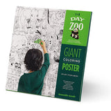 Giant Coloring Poster - Day at the Zoo - The Milk Moustache