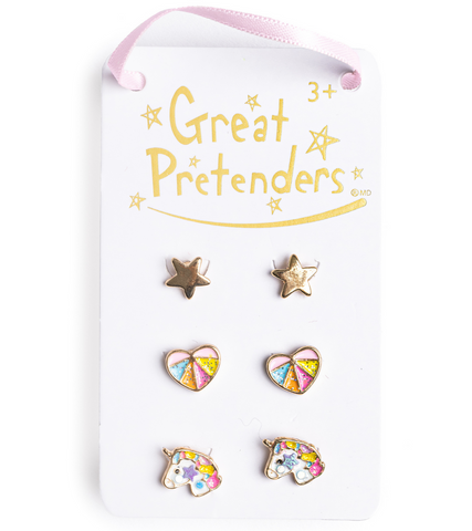 Cheerful Studded Earring Set - The Milk Moustache