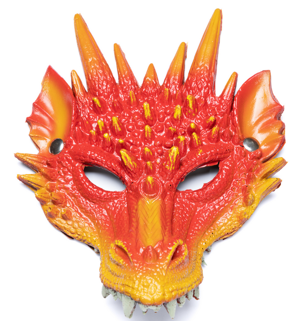 Red Dragon Mask Dress-Up Prop - The Milk Moustache