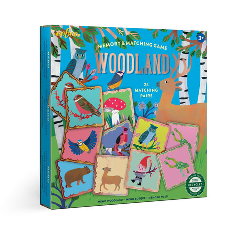 Shiny Memory & Matching Game - Woodland - The Milk Moustache