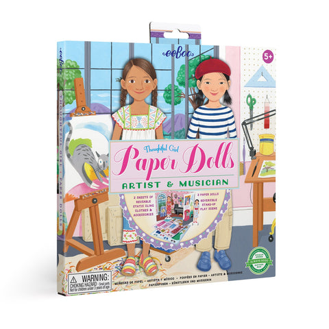 Paper Doll Set - Musician & Artist - The Milk Moustache