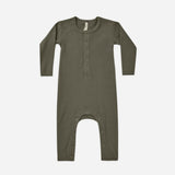 Forest Ribbed Baby Jumpsuit - The Milk Moustache