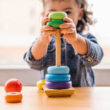 Rainbow Stacker Classic Toy - The Milk Moustache