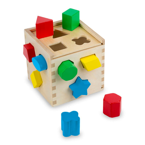Shape Sorting Cube Classic Toy - The Milk Moustache