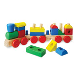 Wooden Stacking Train - The Milk Moustache