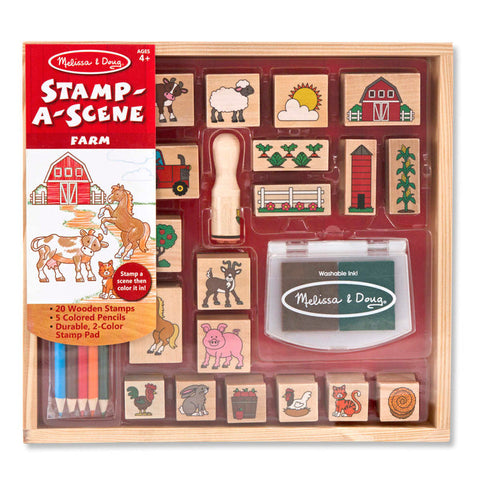 Stamp-a-Scene - Farm - The Milk Moustache