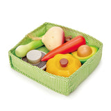 Tender Leaf Toys Wooden Play Food - Veggie Crate - The Milk Moustache