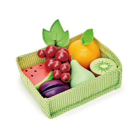 Tender Leaf Toys Wooden Play Food - Fruity Crate - The Milk Moustache