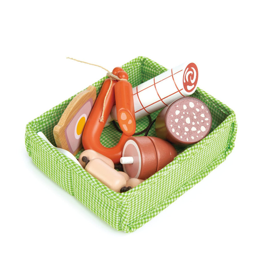 Tender Leaf Toys Wooden Play Food - Charcuterie Crate - The Milk Moustache
