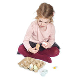 Tender Leaf Toys Wooden Play Food - Half Dozen Eggs - The Milk Moustache