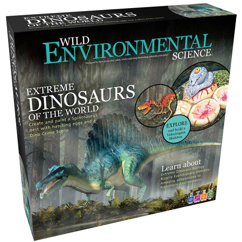 Wild! Environmental Science Extreme Dinosaurs of the World - The Milk Moustache