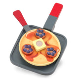 Wooden Play Food Flip & Serve Pancake Set - The Milk Moustache