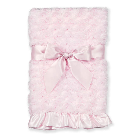 Swirly Snuggle Blanket - Pink - The Milk Moustache