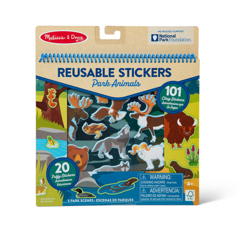 Reusable Stickes - National Park Animals - The Milk Moustache